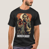 T-shirt Poulet papa Poulet Père Poulet Fermier Poulet Père (Devant)