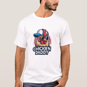 T-shirt Poulet papa Poulet Vintage Producteur de volaille