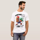 T-shirt Poulet - Parfois Je N'aime Tout Simplement Pas Les (Devant entier)