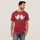 T-shirt Poulet Pastel Cottagecore (Devant entier)