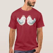 T-shirt Poulet Pastel Cottagecore (Devant)