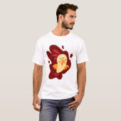 T-shirt Poulet peu (Devant entier)