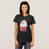 T-shirt Poulet Pot Pi Jour Hommes Femmes Enfants Math Ense (Devant entier)