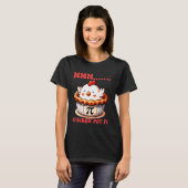 T-shirt Poulet Pot Pi MMM Blagues drôles de mathématiques (Devant entier)
