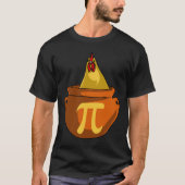 T-shirt Poulet Pot Pie Funny Science Mathématiques Tee (Devant)