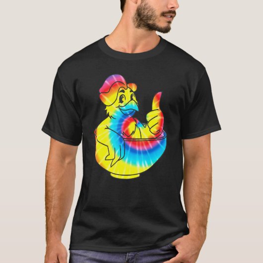 T-shirt Poulet Pot Pie Poulet Tie Dye Math Geek Nerd Tee (Devant)