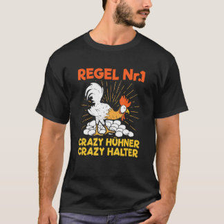 T-shirt Poulet Poulet Heureux Poulet Heureux Support de Fe