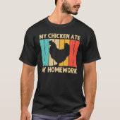 T-shirt Poulet Pour Enfants Garçons Fermier Poulet Ferme H (Devant)