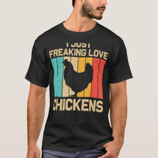 T-shirt Poulet Pour Hommes Femmes Agriculteurs Poulet Ferm