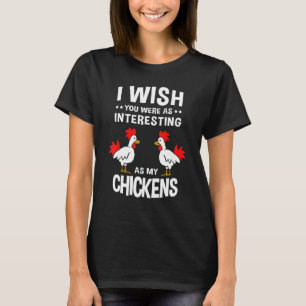 T-shirt Poulet pour hommes femmes Cool élevage amateur de