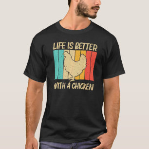 T-shirt Poulet Pour Hommes Femmes Poulet Agricole
