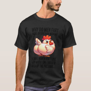 T-shirt Poulet - Pourquoi les hommes lâchent-ils des gaz p