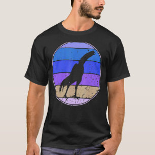 T-shirt Poulet Rétro Silhouette de Poulet Vintage Animal
