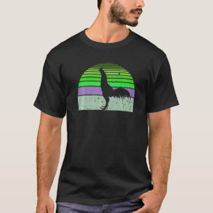 T-shirt Poulet Rétro Silhouette de Poulet Vintage Animaux 