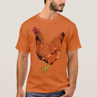 T-shirt Poulet rouge de Rhode Island