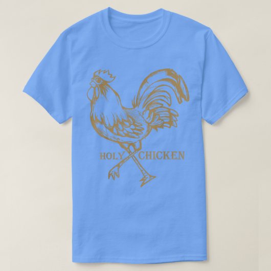 T-shirt Poulet saint pour l'agriculteur en nous tous  (Design devant)