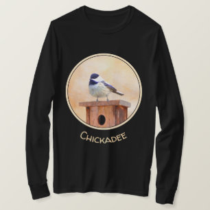 T-shirt Poulet sur la peinture d'oiseaux Art original
