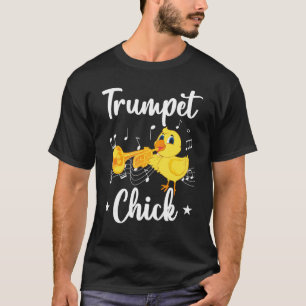 T-shirt Poulet Trompette Trompettistes Joueur de Trompette