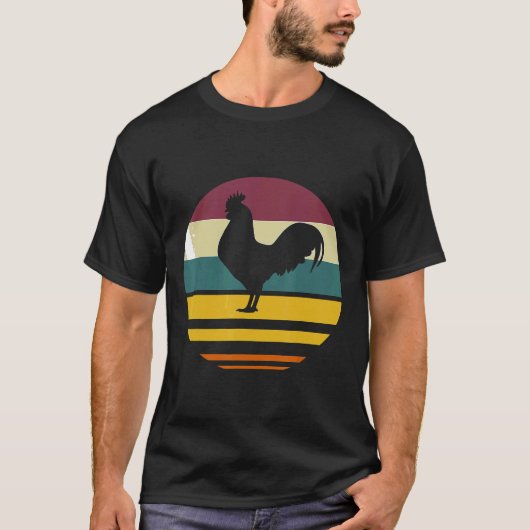 T-shirt Poulet Vintage (Devant)