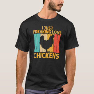 T-shirt Poulet vintage Pour Hommes Femmes Poulet Élevage