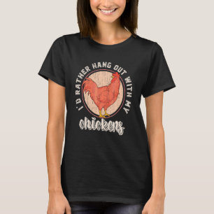 T-shirt Poulet Volaille Ferme Animal Agriculteur Poulet