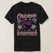 T-shirt Poulet Whisperer Jardin Poulets Femme Cadeau T (Design devant)