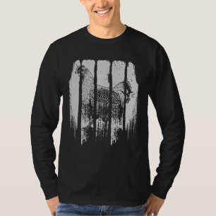 T-shirt Poulets de style vintage poulet rétro