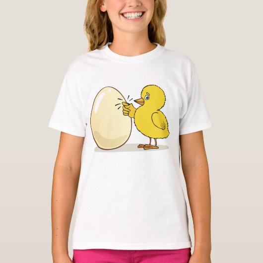 T-shirt Poulets Et Oeufs Jaunes (Devant)