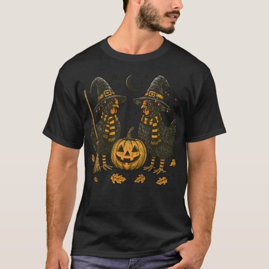 T-shirt poulets halloween (Devant)