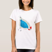 T-shirt Poulets mignons aquarelle (Devant)