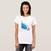 T-shirt Poulets mignons aquarelle (Devant entier)