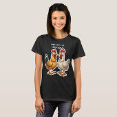 T-shirt Poulettes Im-Pec-ables (Devant entier)