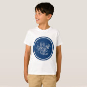 T-shirt Poulpe avec ancre (Devant entier)