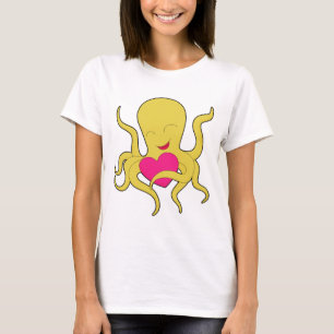 T-shirt Poulpe cœur