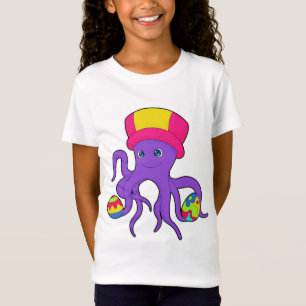 T-Shirt Poulpe Pâques œufs de Pâques
