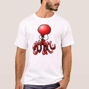 T-shirt Poulpe rouge