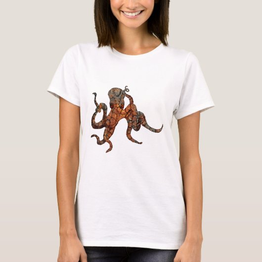 T-shirt Poulpe rouillé (Devant)