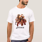T-shirt Poulpe Steampunk (Devant)