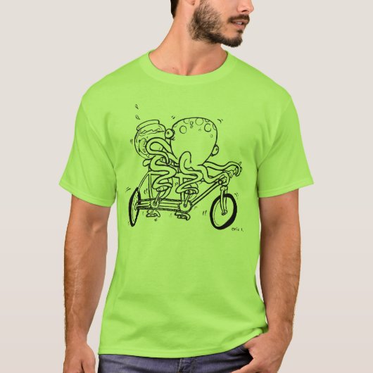 T-shirt Poulpe tandem (Devant)