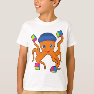 T-shirt Poulpes en cubes
