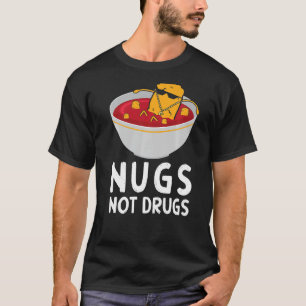 T-shirt Poumons et non médicaments poulets nugget