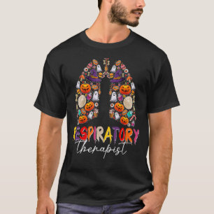 T-shirt Poumons Thérapeute respiratoire Halloween Costume