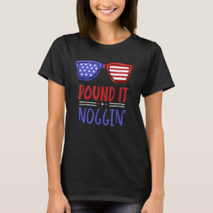 T-shirt Pound It Noggin - American Dude Pound It Noggin Su