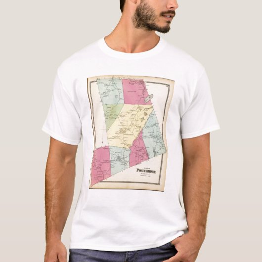 T-shirt Poundridge, ville (Devant)
