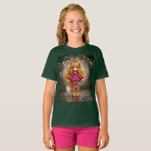 T-shirt Poupée Cherry Fox Kawaii (Devant entier)