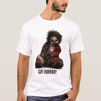 T-shirt Poupée de Clown Flippante - Vous avez de l'Horreur