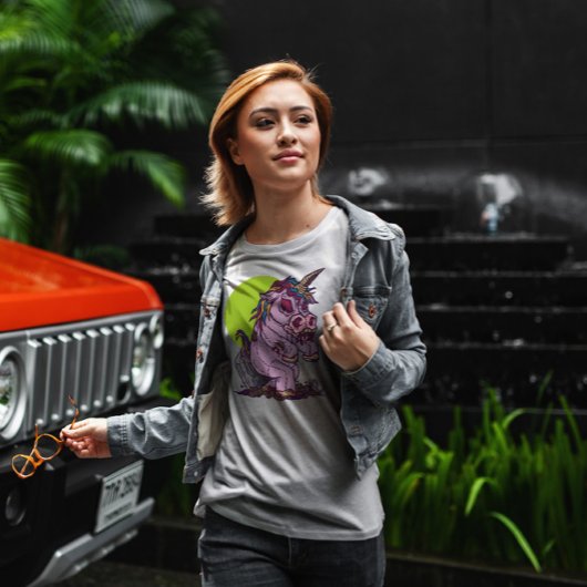 T-shirt Poupée de jouet de la licorne Zombie