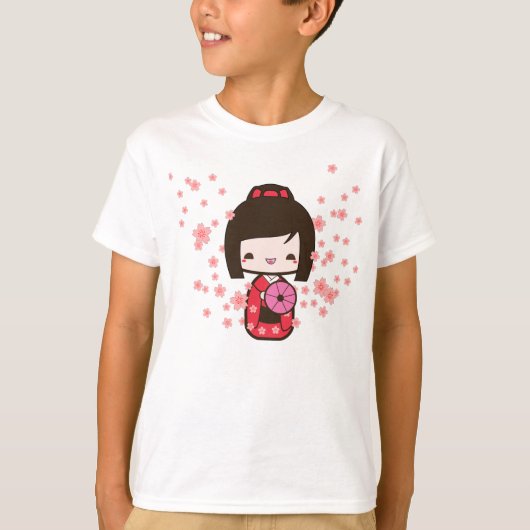 T-shirt Poupée de Kokeshi (Devant)