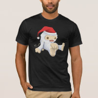 Poupée de Noël avec chapeau de Père Noël rouge