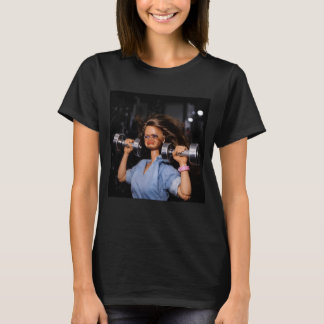 T-shirt Poupée drôle de gym de musculation Mème d'humour d